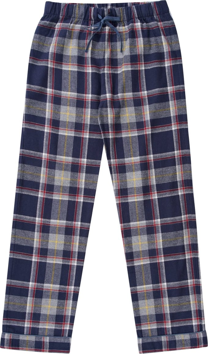 La-V  flanel broek jongens  Grijs/Navy 140-146