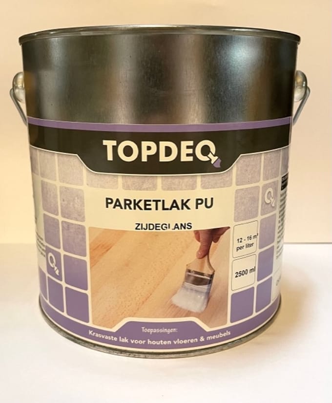 Parketlak - Transparant - Blank - Zijdeglans - 2,5L