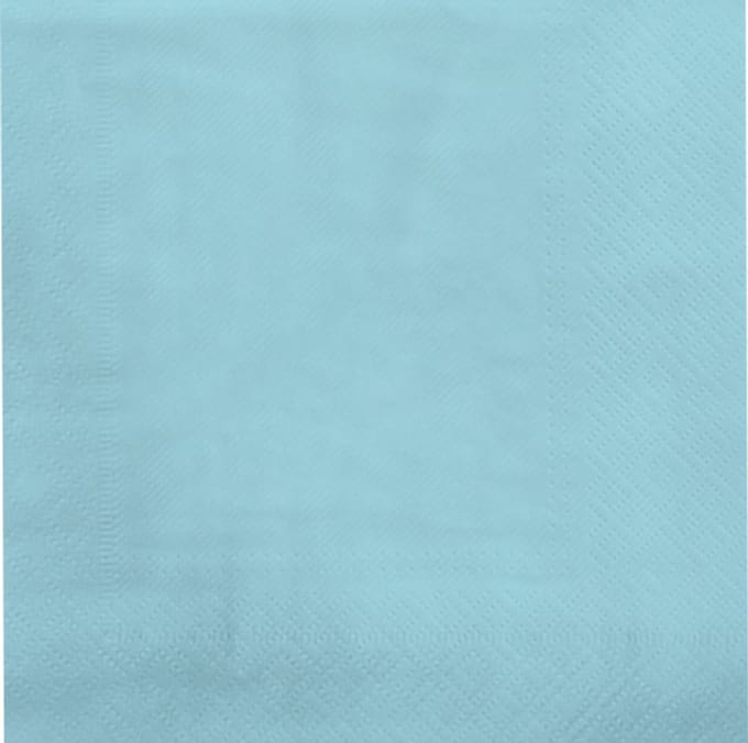 Servetten - Babyblauw - 8 stuks