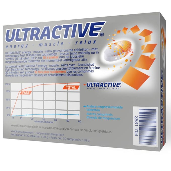 Ultractive® Magnesium + Vitamine B6 30 Tabletten