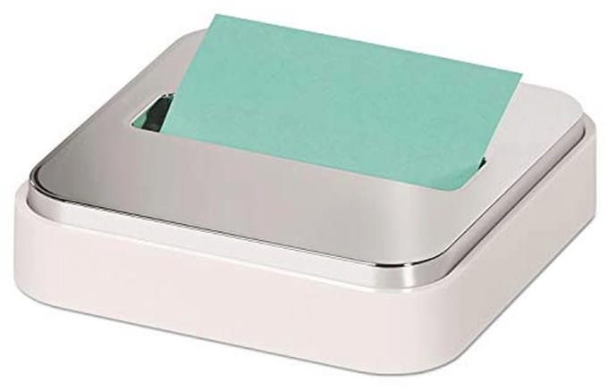 Notitiedispenser voor 3" x 3" Notities met Stalen Bovenkant