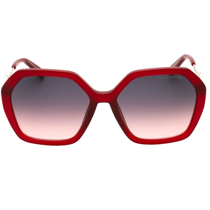 Marc Jacobs grijze lens rode zonnebril
