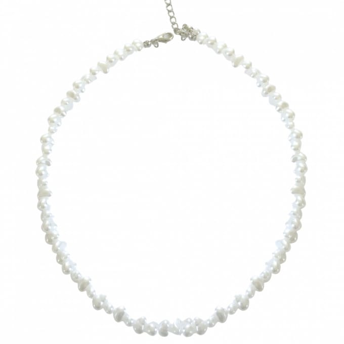 Parel ketting Wit 45 cm synthetisch - Charme Bijoux