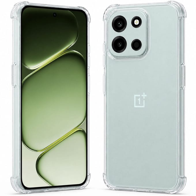 TechNow Hoesje geschikt voor OnePlus Nord 6 Hoesje Screenprotector - Extreme Shock Case – Case Transparant