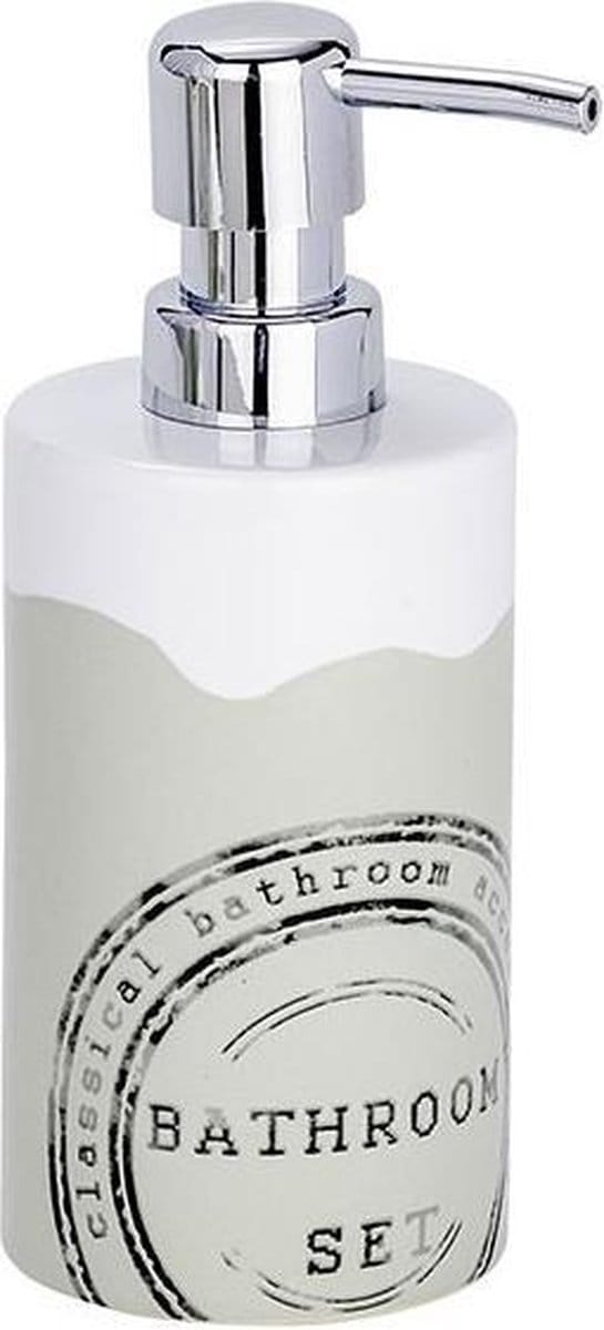 Zeepdispenser Wenko Bathroom 8.5x18x7cm Keramiek Wit