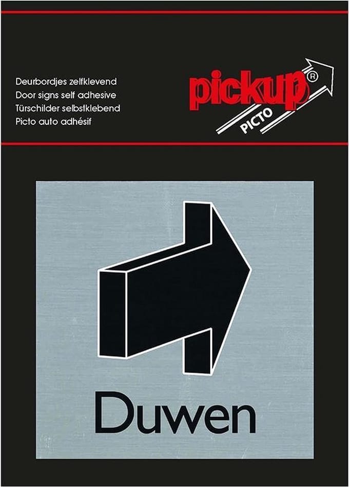 Pickup Route Alulook Alu Picto 80x80 mm - duwen