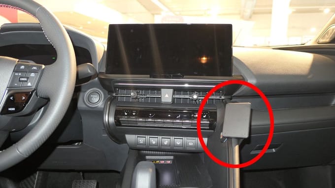 Brodit ProClip houder geschikt voor Toyota C-HR 2024 - Angled mount