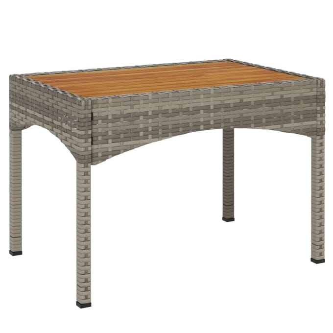 vidaXL - 3-delige - Loungeset - met - kussens - poly - rattan - grijs