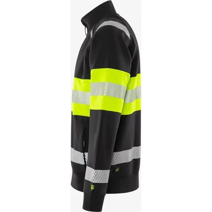 Fristads Signaliserende kleding High Vis-sweatjack KL 1 7531 Gkc 301562