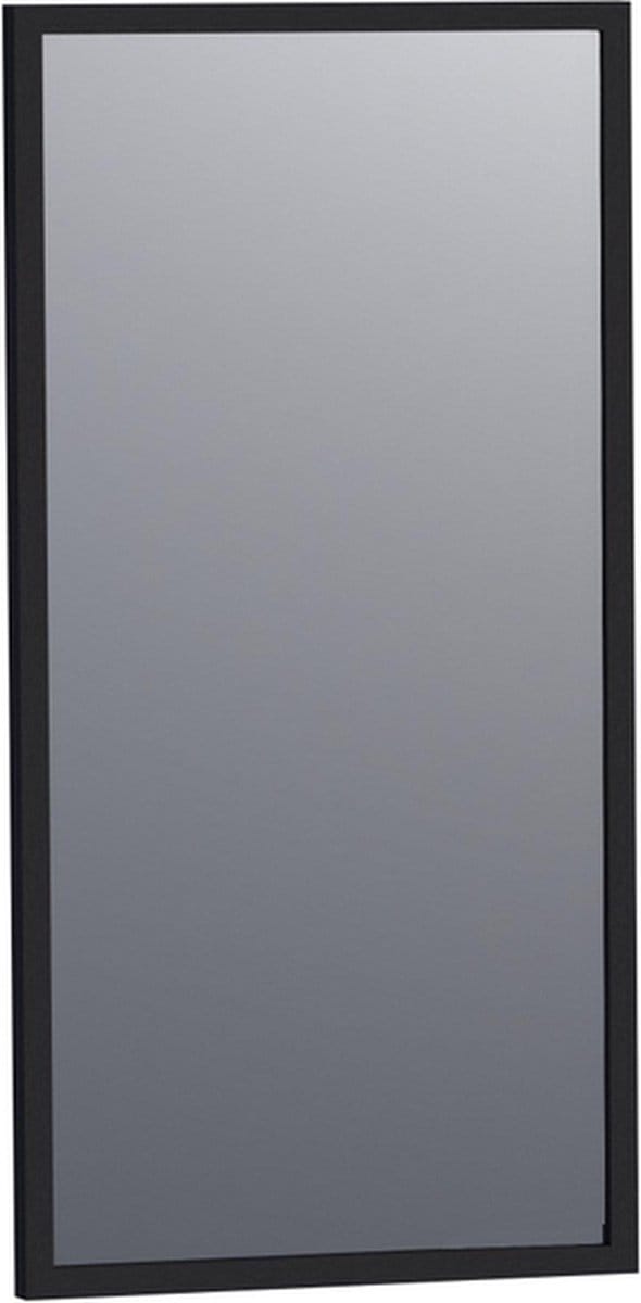Saniclass Silhouette 40 spiegel 40x80cm rechthoek zwart aluminium