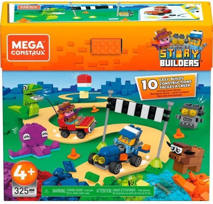 MEGA CONSTRUX Story Builders Ultimate Storybox - 325 blokken - vanaf 4 jaar