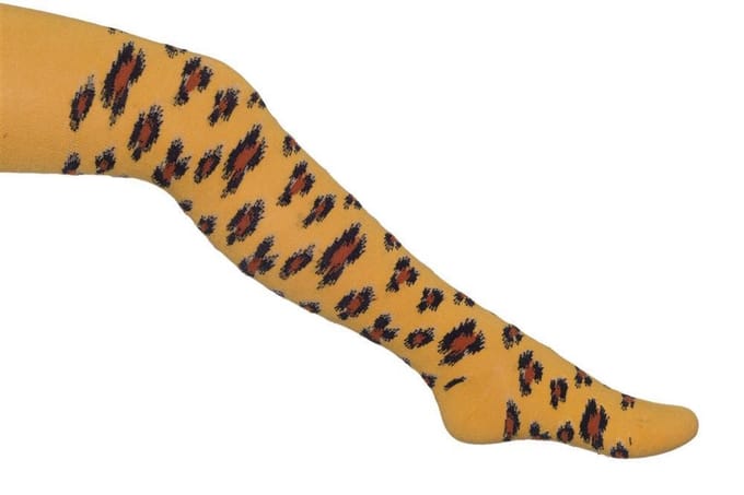Bonnie Doon  - Kinderen - Maillots  - Leopard Tights  - Ochre - Maat 92-98