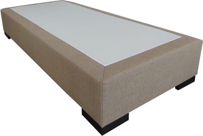 Slaaploods.nl Deluxe - Boxspring exclusief matras - 80x200 cm - Beige