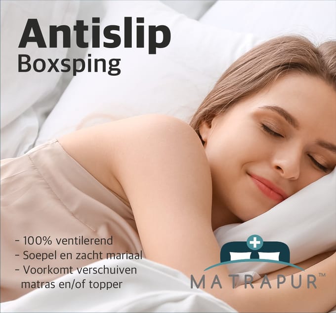 Matrapur | Antislip Matrasonderlegger voor Boxspring - Matrasbeschermer - 140x170cm