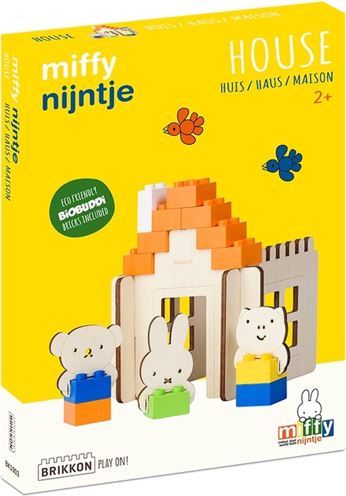 Brikkon nijntje huis - Houten Speelset