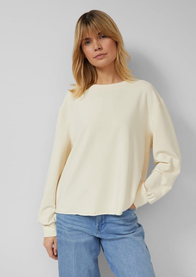 s.Oliver - female - Lichtgewicht sweatshirt in een ontspannen pasvorm