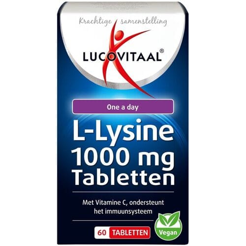 Lucovitaal L-Lysine One a Day 1000mg 60 tabletten