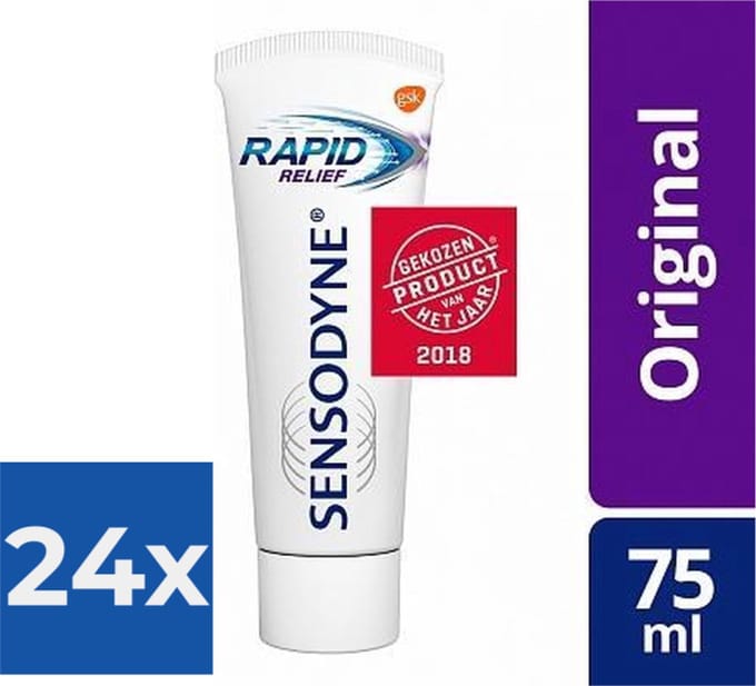 Sensodyne - Tandpasta - Rapid Relief - 75ml x 24