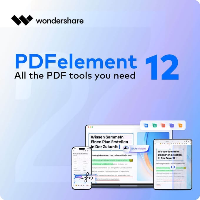 Wondershare PDFelement 12 Mac OS