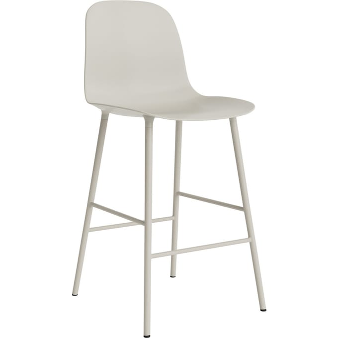 Normann Copenhagen Form Barstoel staal - NormannCopenhagenFormLightGrey - 65 cm