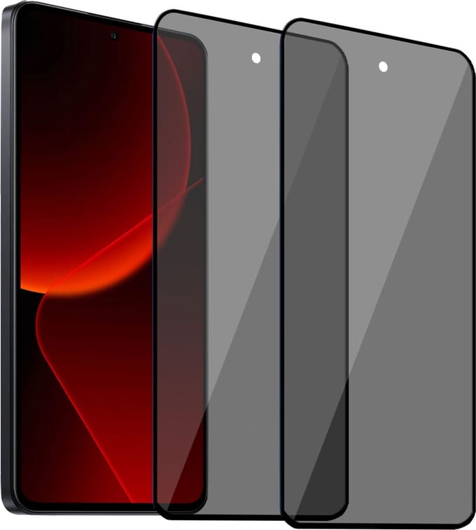 2x Geschikt voor Xiaomi 13T Pro - Privacy Screenprotector - Beschermglas - Privé GuardCover
