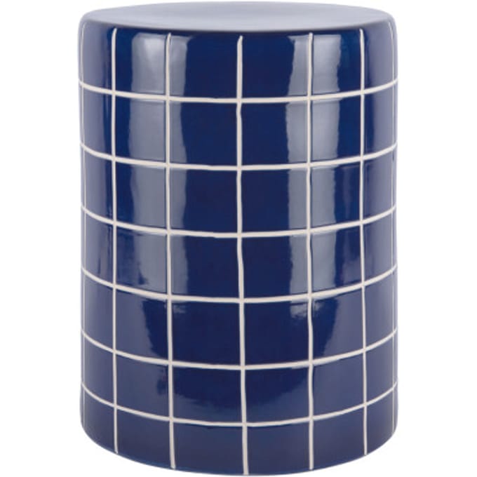 Leitmotiv bijzettafel retro tiles high - 33x33x44 cm