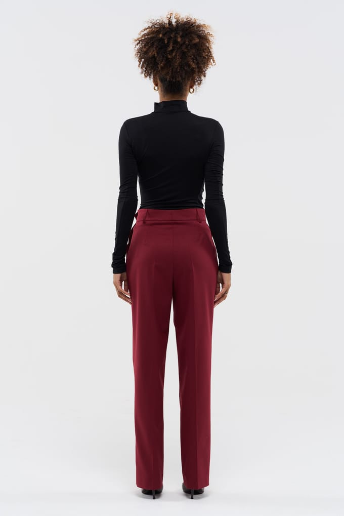 BENU Dames Bordeaux Pantalon