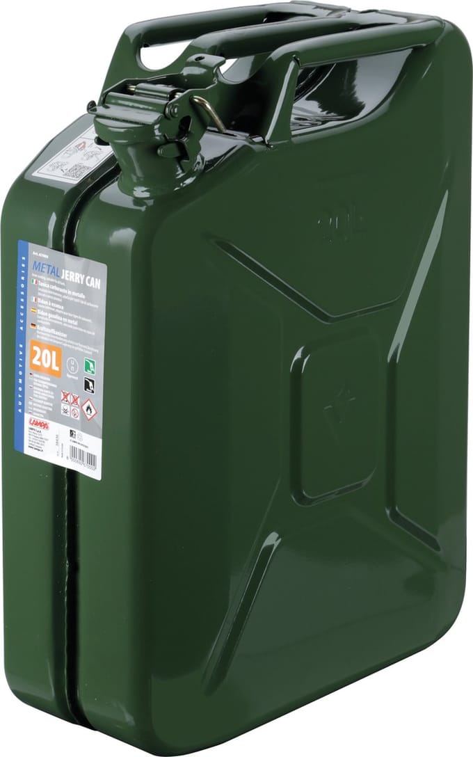Militaire metalen jerrycan - 20L