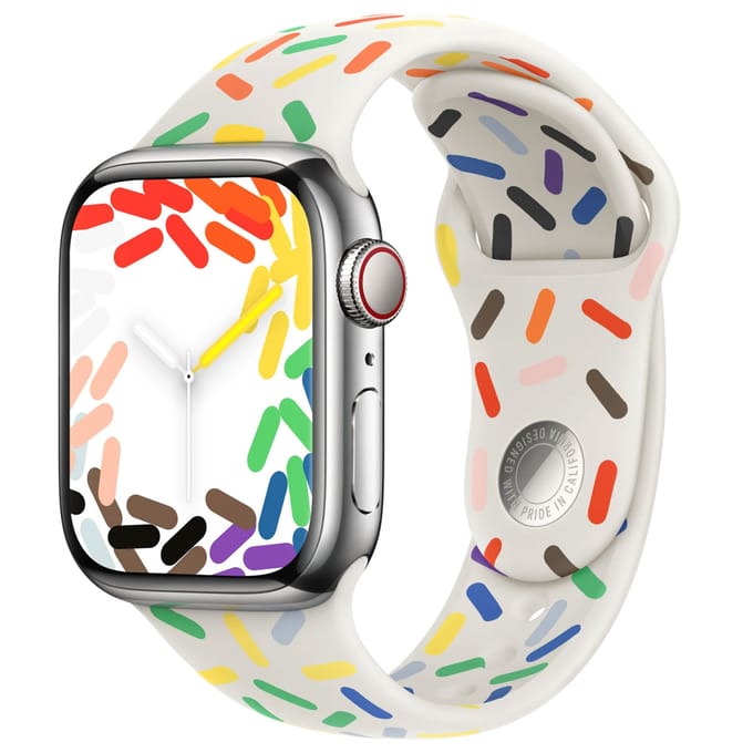 Sport Band voor de Apple Watch | 38/40/41/42 mm - Maat S/M - Pride Edition