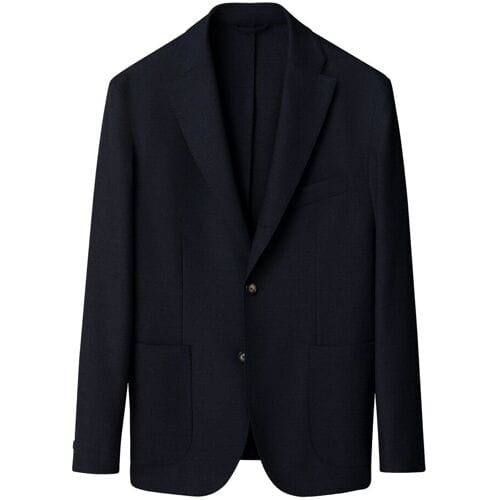 Eton Colbert Lana Tech Soft Jacket Navy / male