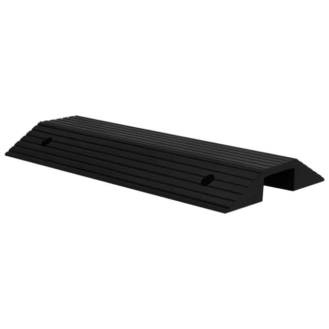Vidaxl Drempelbrug Overrijbrug, 80X40X8 Cm, Rubber
