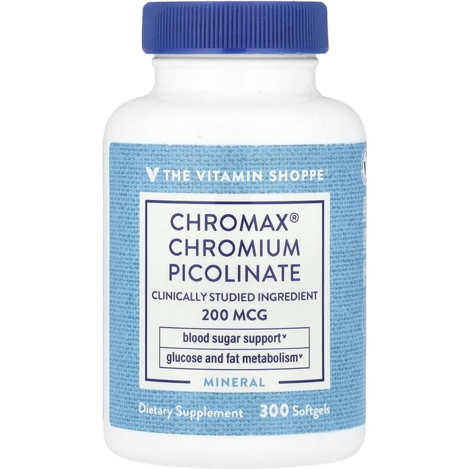 Chromax® Chroompicolinaat, 200 mcg, 300 Softgels