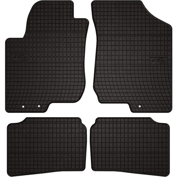 Wielganizator SolidPRO Serie - Rubber Automatten - Kia Cee'd I - Zwart - Perfecte Pasvorm