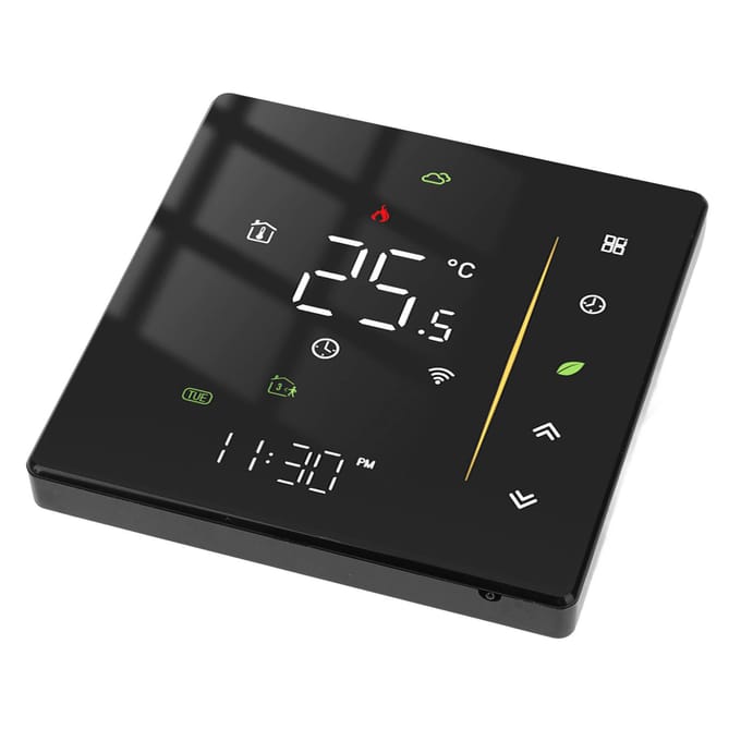 WiFi Thermostaat Slimme Programmeerbare Temperatuurregelaar voor Boilerverwarming 95?240V Zwart black
