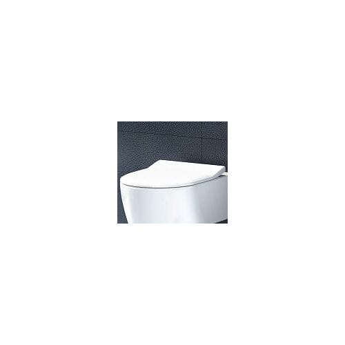 Villeroy & Boch Avento closetzitting - slimseat met deksel met softclose en quick release met RVS scharnieren wit