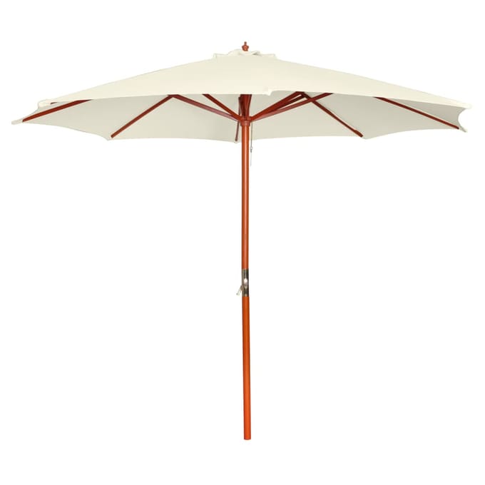 vidaXL - Parasol - 300x258 - cm - zandwit