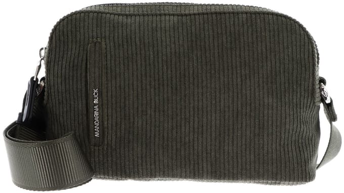 MANDARINA DUCK schoudertas Hunter Velvet Crossover Bag Pirite donkergroen