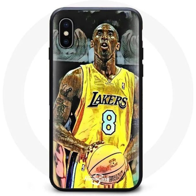 Coque - Kobe Bryant - Iphone XS Max - Souple - Noir - Basketball