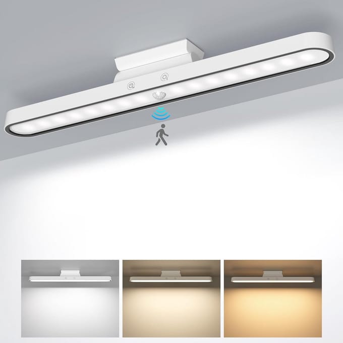 Oplaadbare LED Strip met Bewegingsmelder - Draadloos & Magnetisch - Dimbare Kastverlichting