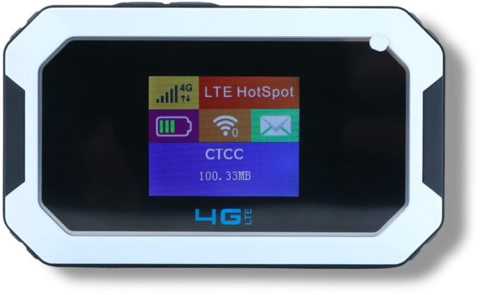 OLAX MT80 4G LTE MiFi Router – Draagbare Draadloze Router – Mobiel WiFi Hotspot – Tot 150 Mbps – Micro SIM