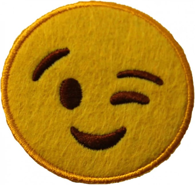Fjesta© Emoji Embleem - Knipoog - Carnaval Den Bosch