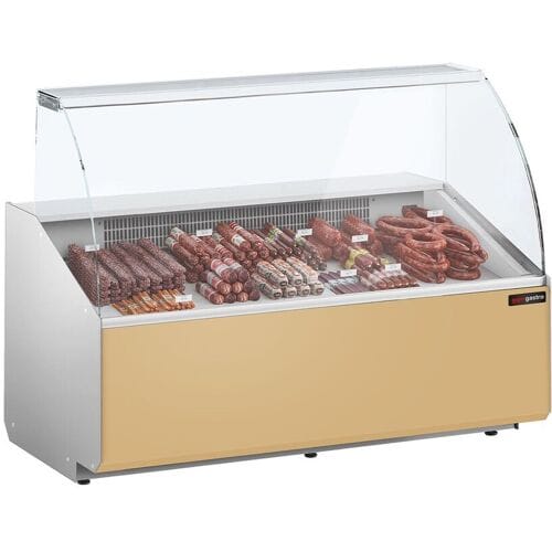 GGM Gastro Kühltheke - 1600mm - Frontblende Beige