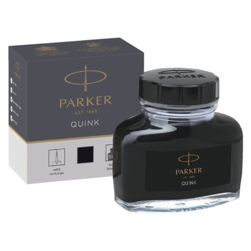 Vulpeninkt parker quink permanent 57ml zwart