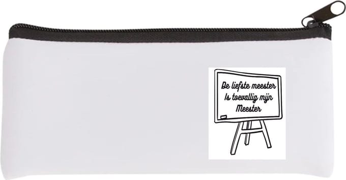 Akyol - de liefste meester is toevallig mijn meester Etui - Meester - meester - leraar - 20 bij 9 cm
