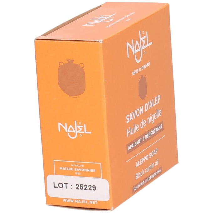 Aleppo toiletzeep nigella-olie (zwarte komijn) - 100 g