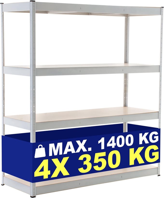 CLP Stelling 160x60x180 cm wit