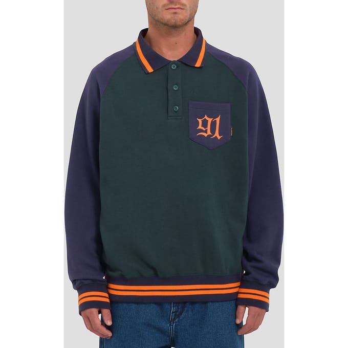 Volcom Fa Nando Von Arb Crew Half-Zip Sweater groen