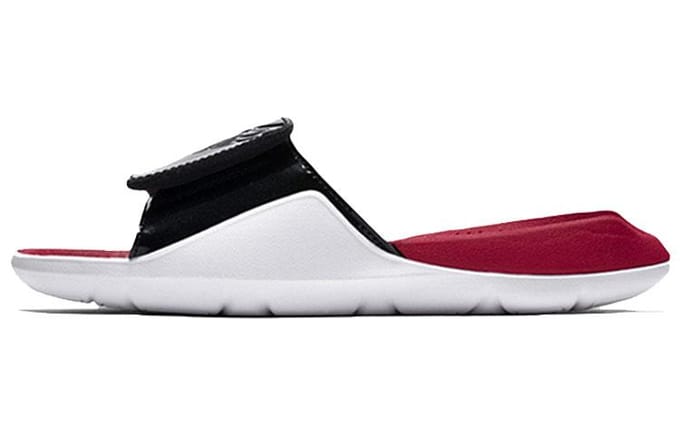 Jordan Slide Slippers Dames Zwart Rood Wit aa2516-001 38.5