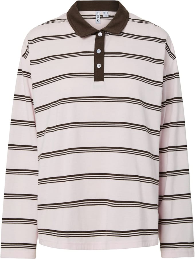 Pieces Polo met lange mouwen PCSADIE