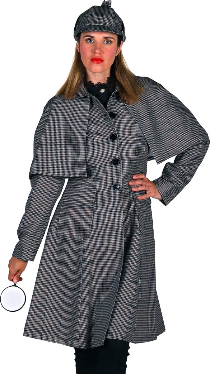 Sherlock Holmes Kostuum - Detective Pak - Carnavalskleding - Dames - Maat XL